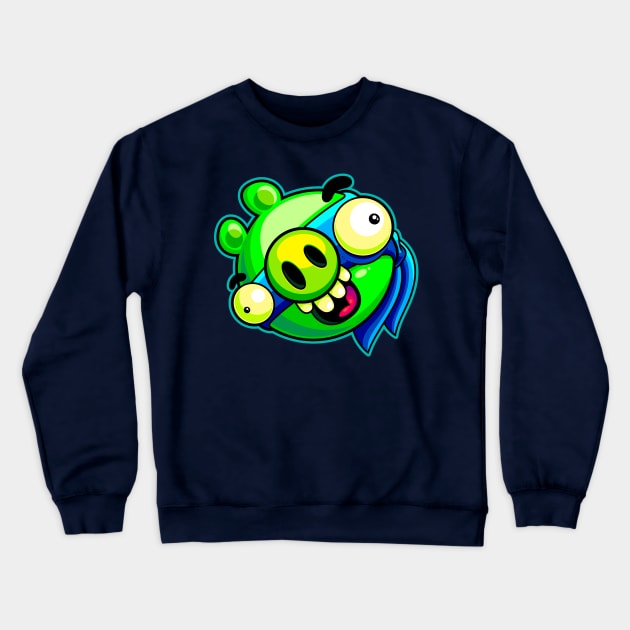 Ninja Pork (Leo) Crewneck Sweatshirt by ArtisticDyslexia